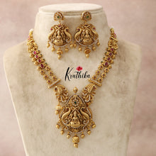 Beautiful two layer Kemp Lakshmi Devi necklace NC1541