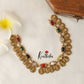 Pretty Lakshmi Coin Kempu Necklace NC1456( Available in 3 colours)