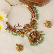 Elegant Peacock Kempu Necklace NC1475 (Available in 3 Variants)