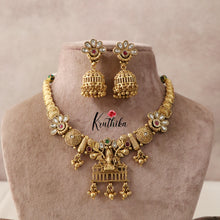 Pretty Lakshmi Flower Necklace NC1491