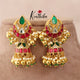 Premium Jadau Jhumkas ( Available in 2 Colours) E401