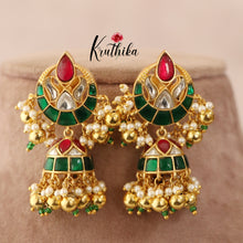 Premium Jadau Jhumkas ( Available in 2 Colours) E401