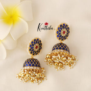 Premium Jadau Jhumkas E407