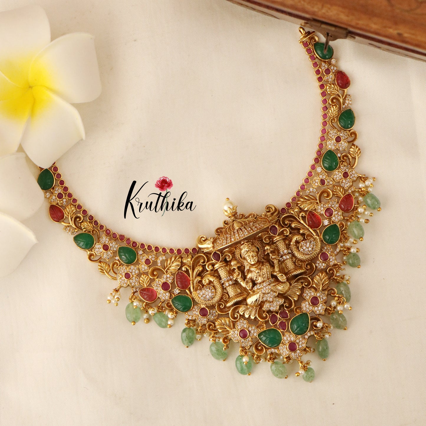 Beautiful Lakshmi Peacock Necklace NC1441