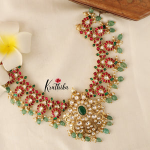 Elegant Premium Mango Jadau Kundan Necklace NC1442