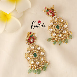 Elegant Premium Mango Jadau Kundan Necklace NC1442