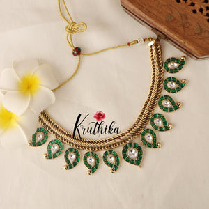 Elegant Mango Jadau Necklace NC1479 ( Available in 3 Colours )