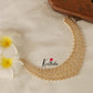 Gorgeous CZ Leaves Necklace- Gold Polish NC1678