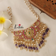 Elegant Peacock Jadau Necklace NC1481