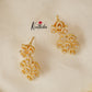 Gorgeous CZ Leaves Necklace- Gold Polish NC1678
