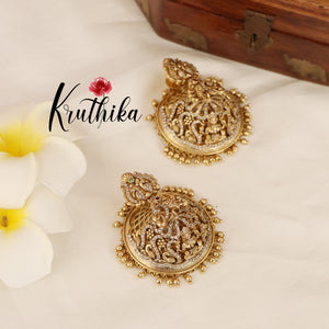 Trendy Peacock Lakshmi Jhumkas E421