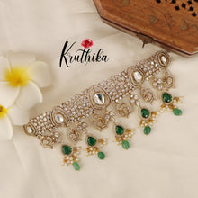 Elegant Victorian Moissanite Chocker NC1483 ( Available in 2 Colours)