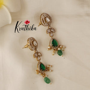 Elegant Victorian Moissanite Chocker NC1483 ( Available in 2 Colours)