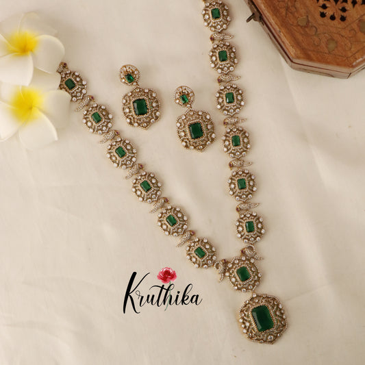 Elegant Victorian Moissanite Haaram LH743