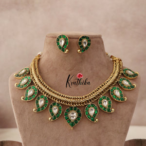 Elegant Mango Jadau Necklace NC1479 ( Available in 3 Colours )