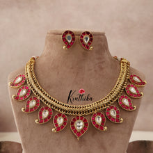 Elegant Mango Jadau Necklace NC1479 ( Available in 3 Colours )