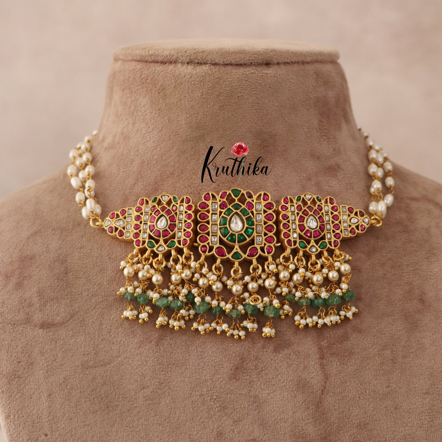 Beautiful Jadau Chocker NC1480