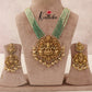 Elegant Onyx Beads Lakshmi Haaram LH756