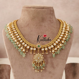 Beautiful Kundan Square Stones Haaram LH742