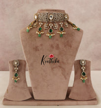 Elegant Victorian Moissanite Chocker NC1483 ( Available in 2 Colours)