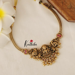 Pretty Lakshmi Peacock Necklace NC1489 ( Available in 3 colours)