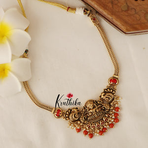 Pretty Lakshmi Peacock Necklace NC1489 ( Available in 3 colours)