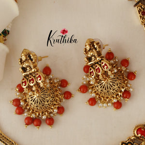 Pretty Lakshmi Peacock Necklace NC1489 ( Available in 3 colours)