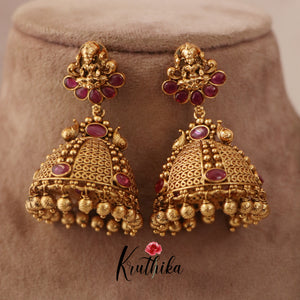 Trendy Lakshmi Peacock Earrings E417 ( Available in 2 Colours)