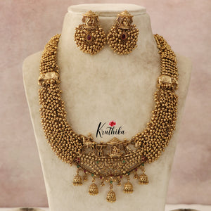 Grand Cluster Beads Pallaki Haaram LH744 ( Available in 2 Colours)