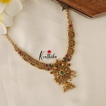 Pretty Elephants Kempu Necklace NC1501