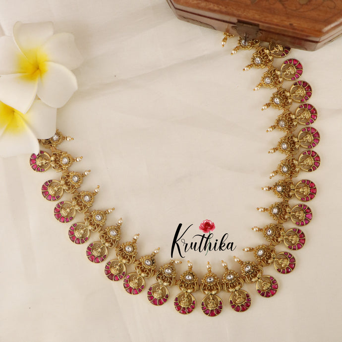 Elegant Lakshmi Jadau Necklace NC1522 (pre-booking only)