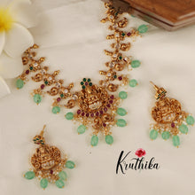 Pretty Gold like finish Laxmi Necklace NC1498