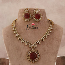 Beautiful CZ/AD Necklace NC1509  (Available in 2 Colours)