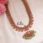 Pre order-Grand Premium Mango Kemp 2 in 1 Reversible haaram -Green Beads LH715