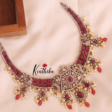 Elegant Premium AD/Victorian Peacock Necklace ( Available in 3 Colours ) NC1712