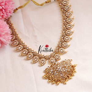 Elegant Premium Kundan Kemp Necklace NC1704