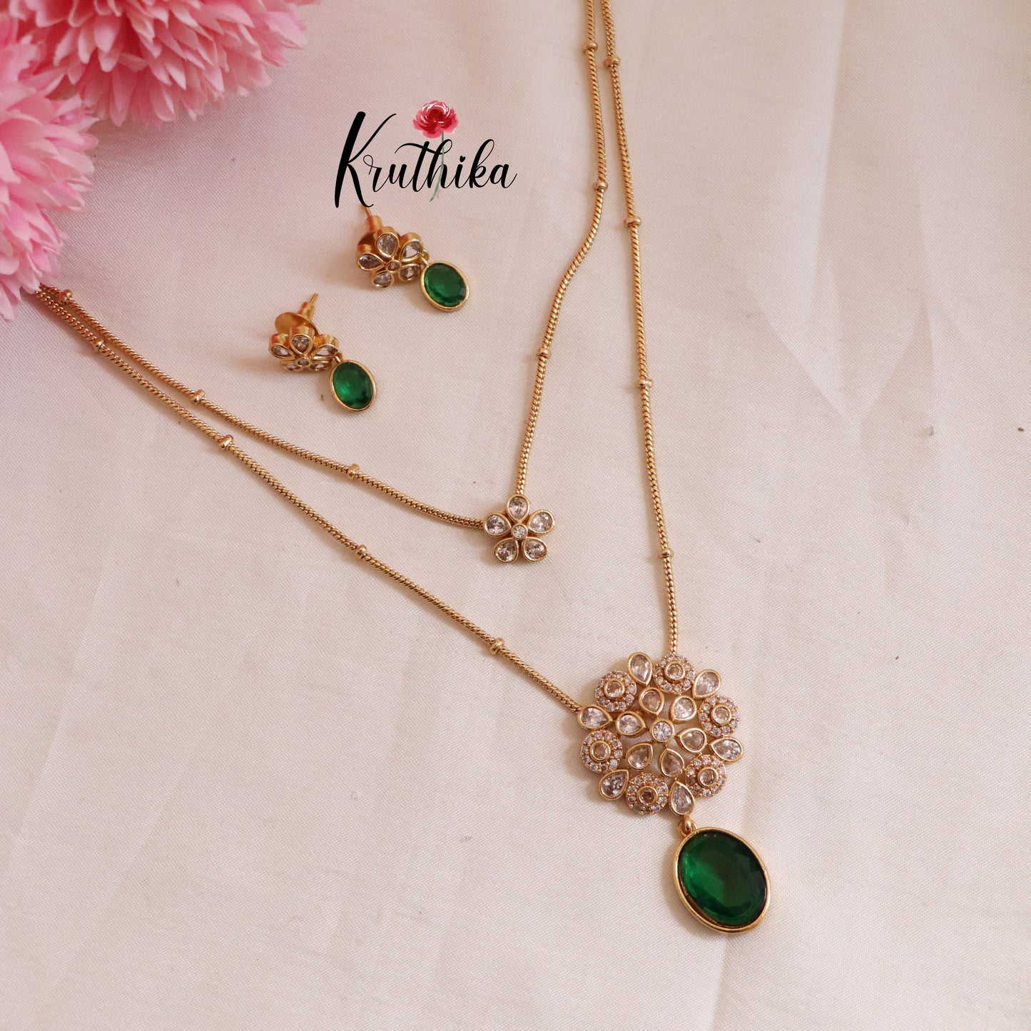 Trendy Victorian Chain Set NC1692 ( Available in 2 Colours)