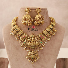 Premium Polish Lakshmi Peacock Jadau Necklace NC1672