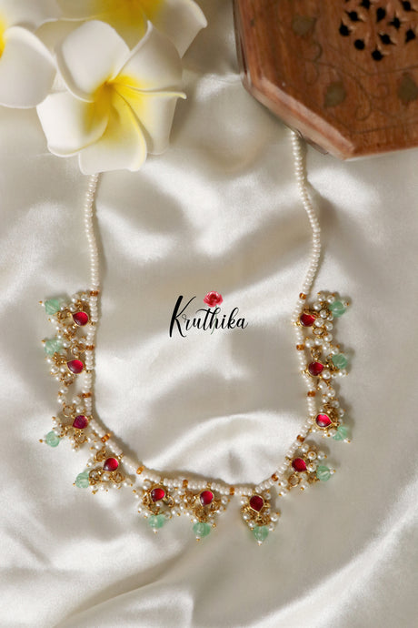 Jadau pearls necklace NC1081