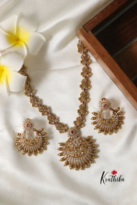 Simple chandbali pendant necklace NC1222