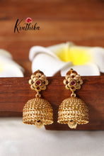 Floral Jhumkas EC377