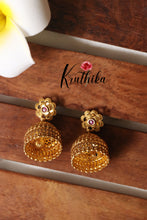 Floral Jhumkas EC377