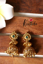 Trendy AD Peacock Jhumkas E347