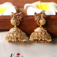 Premium Peacock kemp gunghroo jhumkas E358