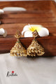 Peacock flower jhumkas E368