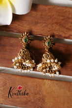 Simple AD flower jhumkas E364