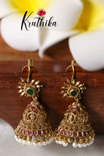 Simple AD flower jhumkas E364