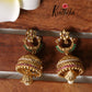 Simple Flower Jhumkas EC382