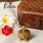 Beautifull Gold alike Lakshmi Devi Kumkum box K15