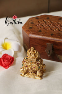 Elegant Lakshmi devi Kumkum box K14